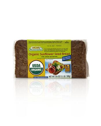 Mestermacher Organic Sunflower Seed Bread 17.6 OZ