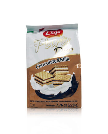 Lago Party Duo Chocolate and Milk Wafers 220 G