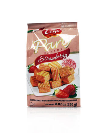 Lago Party Wafers (Strawberry) 250 G