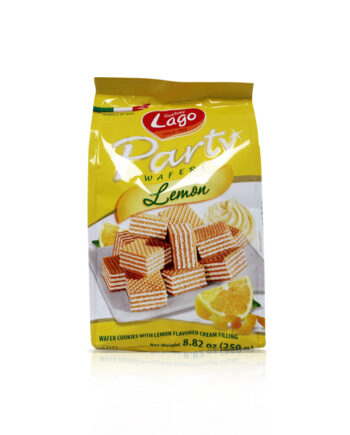 Lago Party Wafers (Lemon) 250 G