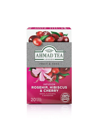 Ahmad Rosehip Hibiscus and Cherry Tea 20 TB