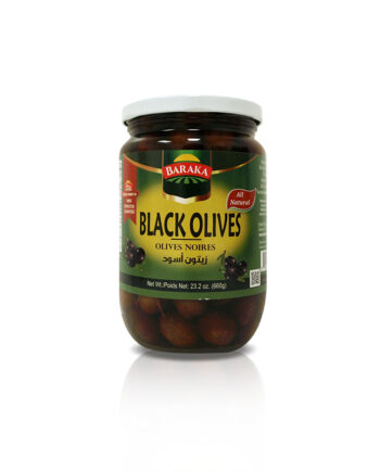 Baraka Black Olives 660g