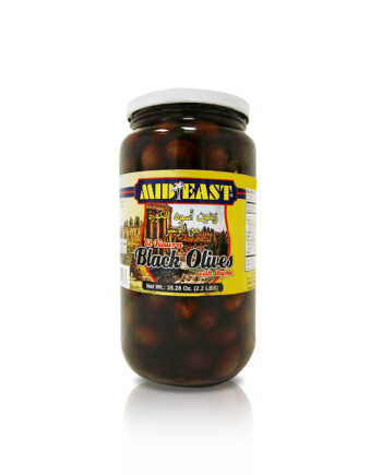 Mid East El Koura Black Olives w/Thyme 35.28oz