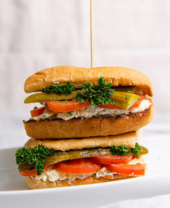 Yekta Persian Market & Kabob Counter - Olivieh Sandwich