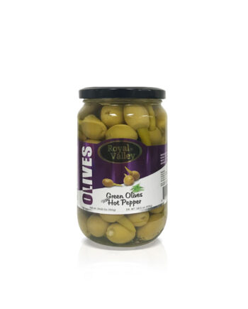 Royal Valley Green Olives with Hot Pepper