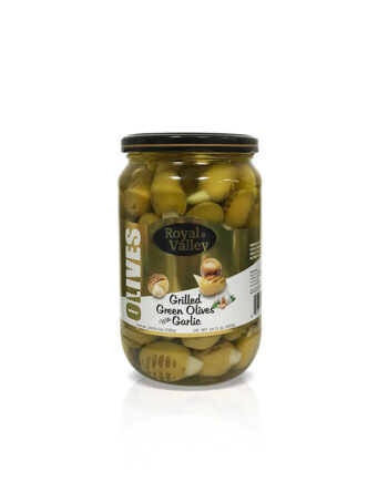 Royal Valley Grilled Green Olives with Garlic