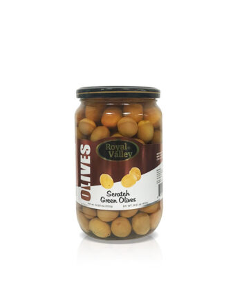 Royal Valley Scratch Green Olives (Zeytoon) 24.69 OZ