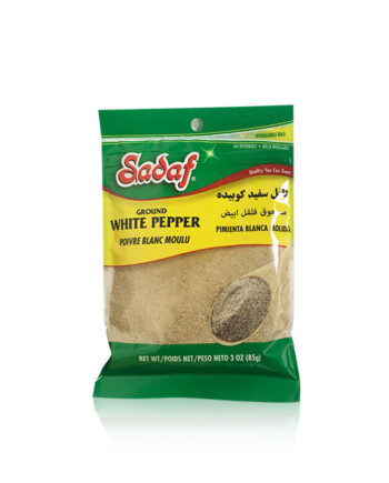 Sadaf Ground White Pepper (Felfel Sefid Khoord) 3 OZ