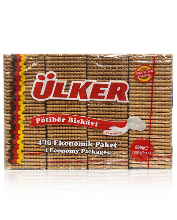 Ulker Tea Biscuits 4 in a Pack