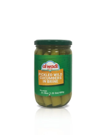 Al Wadi Pickled Wild Cucumbers in Brine 21.18 OZ
