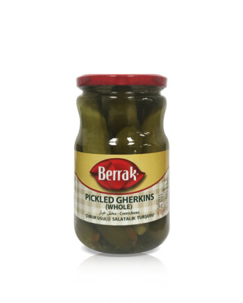Berrak Pickled Gherkins Whole (Khiarshoor) 24 OZ