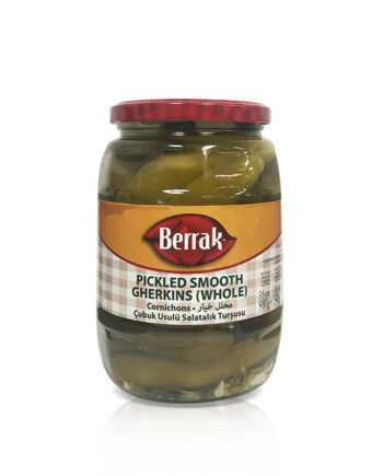 Berrak Pickled Smooth Gherkins Whole (Khiarshoor) 35 OZ