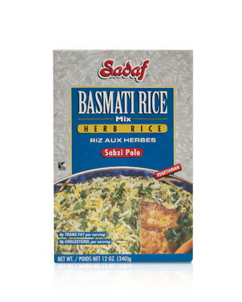 Sadaf Basmati Rice Mix with Herbs (Sabzi Polo) 12 OZ