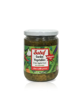 Sadaf Garden Vegetables in Spicy Eggplant Sauce (Torshi Haft-e-Bijar) 16 FL OZ