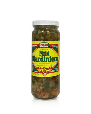 Ziyad Mild Giardiniera Mediterranean Marinated Pepper Mix 16 OZ