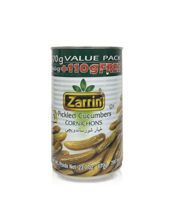 Zarrin Pickled Cucumbers Cornichons (Khiarshoor Sandwichi) 23.7 OZ
