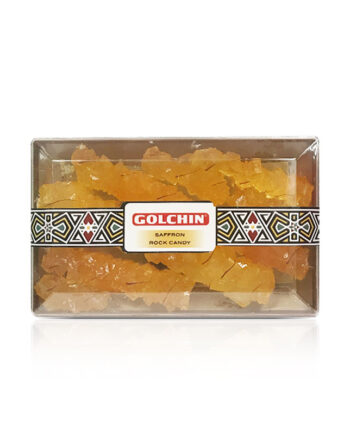 Golchin Saffron Rock Candy (Nabat Zafarani) 230 G