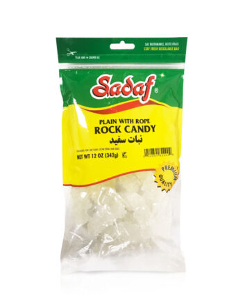 Sadaf Plain Rock Candy with Rope (Nabat Sefid) 342 G