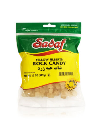 Sadaf Yellow Filberts Rock Candy (Nabat Habeh Zard) 12 OZ