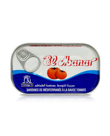 El Menar Canned Sardines with Tomato Sauce (Ton Mahi Sardin) 4.4 OZ