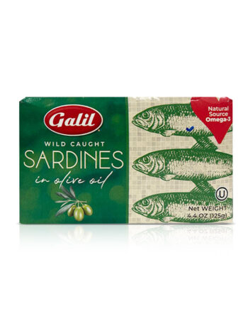 Galil Wild Caught Sardines in Olive Oil (Ton Mahi Sardin) 4.4 OZ