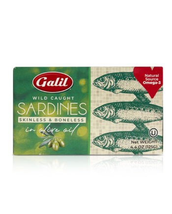 Galil Wild Caught Sardines in Vegetable Oil (Ton Mahi Sardin) 4.4 OZ