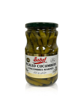 Sadaf Pickled Cucumbers (Khiarshoor riz Irani) 24 OZ