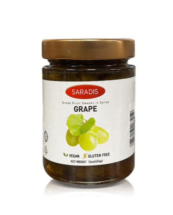 Saradis Greek Grape in Syrup (Moraba Angoor) 16 OZ