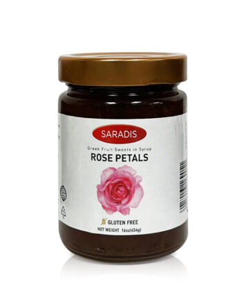 Saradis Greek Rose Petals in Syrup (Moraba Gol Sorkh) 16 OZ