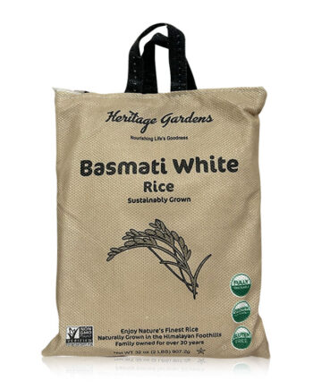 Heritage Gardens Basmati Rice (Berenj) 2 LB