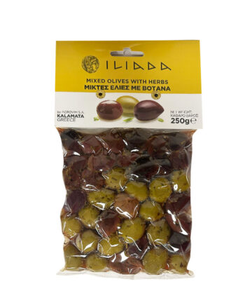 Iliada Mixed Olives with Herbs (Zeytoon) 250 G