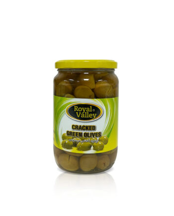 Royal Valley Cracked Green Olives (Zeytoon) 24.69 OZ