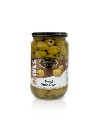 Royal Valley Pitted Green Olives (Zeytoon) 24.69 OZ
