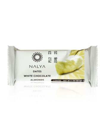 Nayla White Chocolate Dates with Almond 1.05 OZ