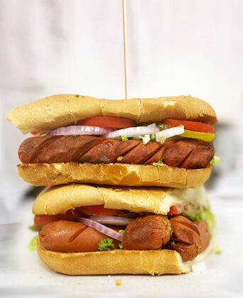 Yekta Kabob Counter Sosis Sandwich - Persian Style Hot Dog