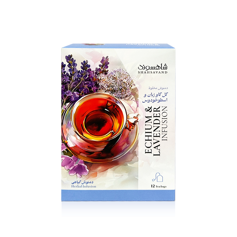 Shahsavand Echium & Lavender Infusion 12 Tea Bags