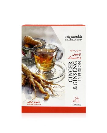 Shahsavand Ginger & Ginseng Infusion 12 Tea Bags