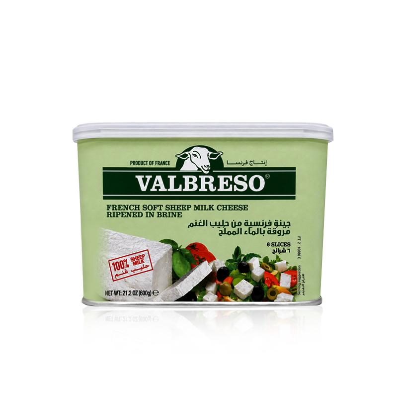 Valbreso French Sheep's Milk Cheese in Brine 600 G